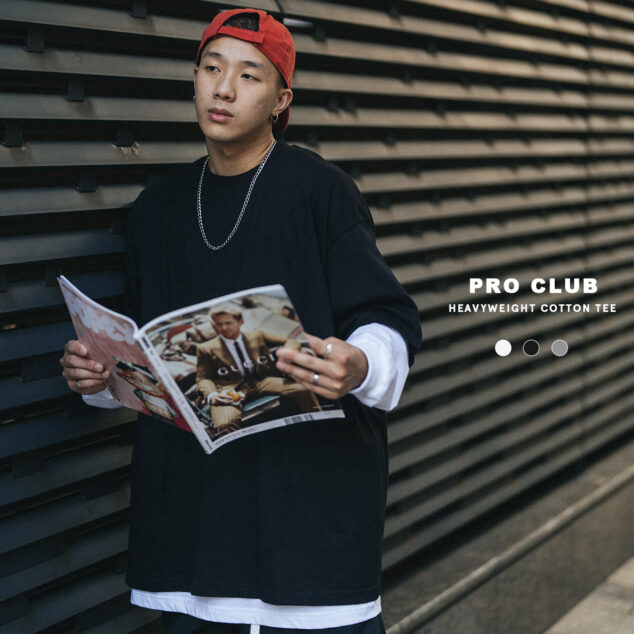 Pro Club Men's Heavyweight Cotton Short 純棉中磅短袖 3色