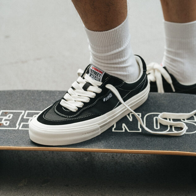 Vision Street Wear FLAT-TOP 復古街頭滑板鞋/黑 V231NY700802