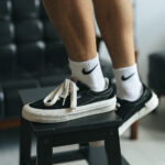 Vision Street Wear FLAT-TOP 復古街頭滑板鞋/黑 V231NY700802