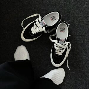 Vision Street Wear FLAT-TOP 復古街頭滑板鞋/黑 V231NY700802