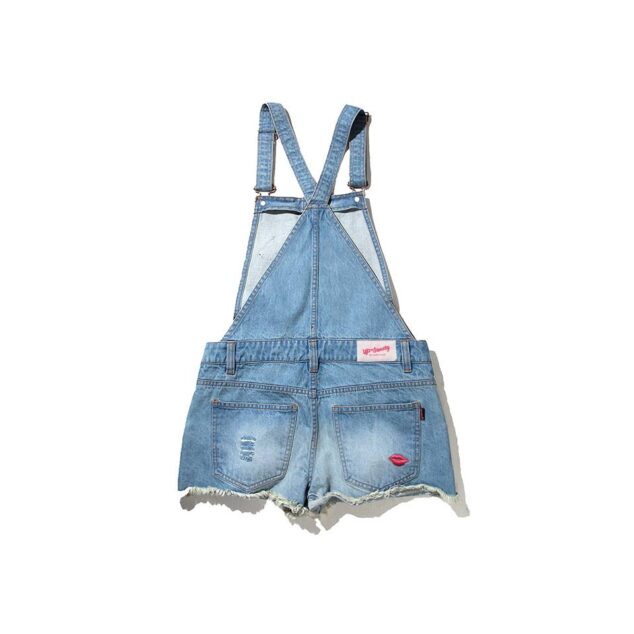 UP Sweety UPST PATCH / OVERRALLS DENIM SHORTS
