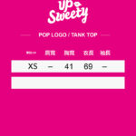 UP Sweety POP LOGO / TANK TOP