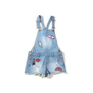 UP Sweety UPST PATCH / OVERRALLS DENIM SHORTS