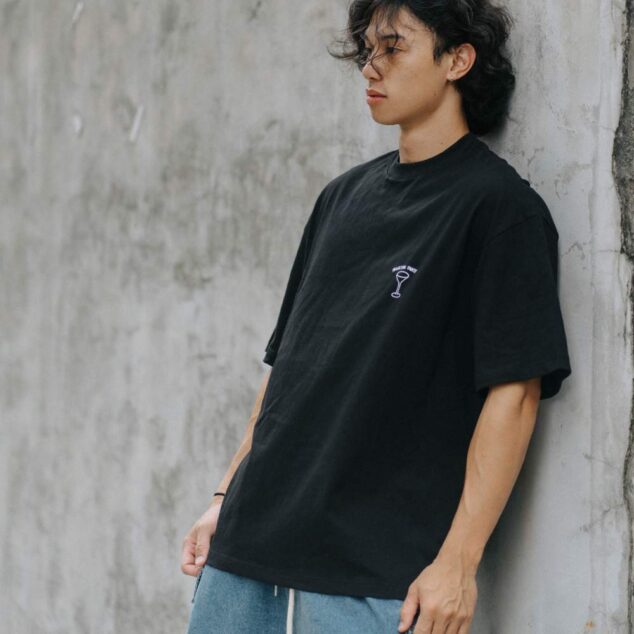 Yassy Martini Party 酒杯圖短Tee 兩色