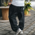 MOBLAB 重磅工具口袋單寧寬褲