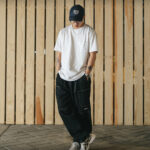 MOBLAB 重磅工具口袋單寧寬褲