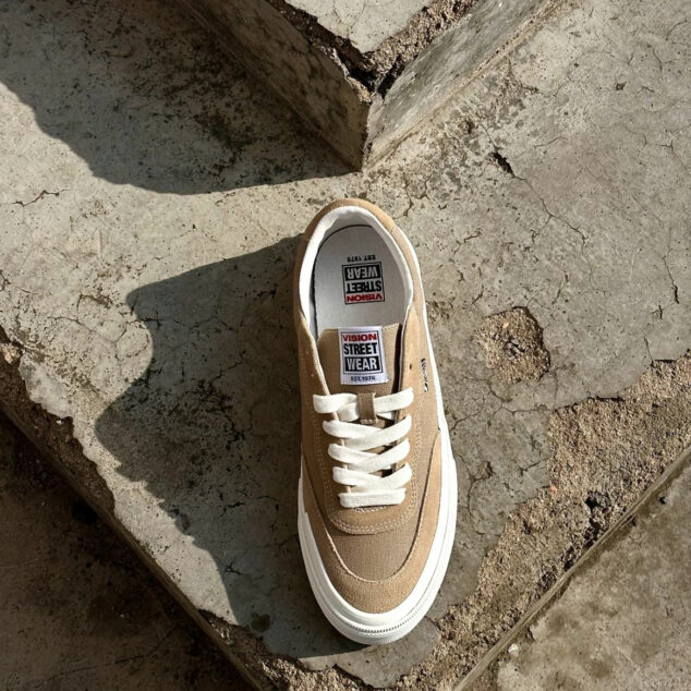 Vision Street Wear FLAT-TOP 復古街頭滑板鞋/奶茶色 V241NY300375 (複製)