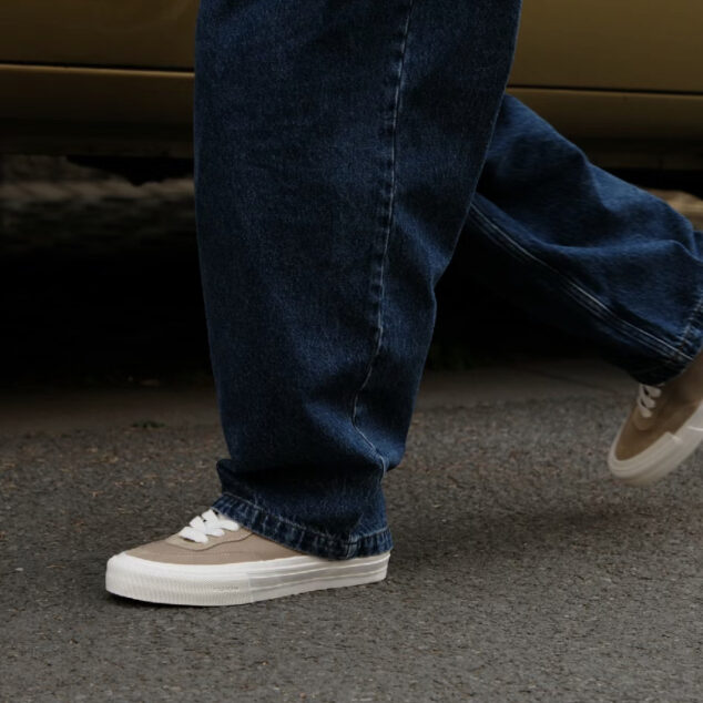 Vision Street Wear FLAT-TOP 復古街頭滑板鞋/奶茶色 V241NY300375 (複製)