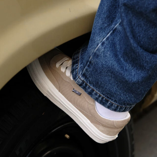 Vision Street Wear FLAT-TOP 復古街頭滑板鞋/奶茶色 V241NY300375 (複製)