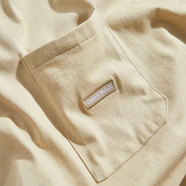UNDER PEACE BASIC / POCKET OVERSIZE TEE