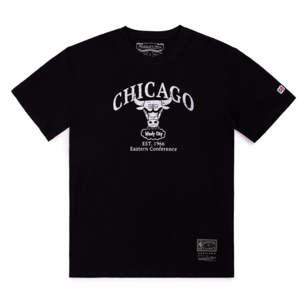 Mitchell & Ness NBA Monotone Tee 公牛 黑