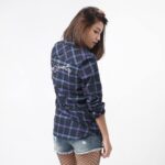 UP Sweety CURSIVE LOGO / FLANNEL CHECK SHIRT.LS