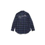UP Sweety CURSIVE LOGO / FLANNEL CHECK SHIRT.LS