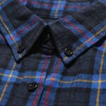 UP Sweety CURSIVE LOGO / FLANNEL CHECK SHIRT.LS