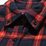 UP Sweety CURSIVE LOGO / FLANNEL CHECK SHIRT.LS