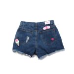 UP Sweety UPST PATCH / HIGH RISE DENIM SHORTS