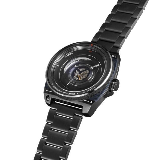 AVL2 Automatic Vintage Lens II 碳古銀鋼帶版機械錶 TS1803D