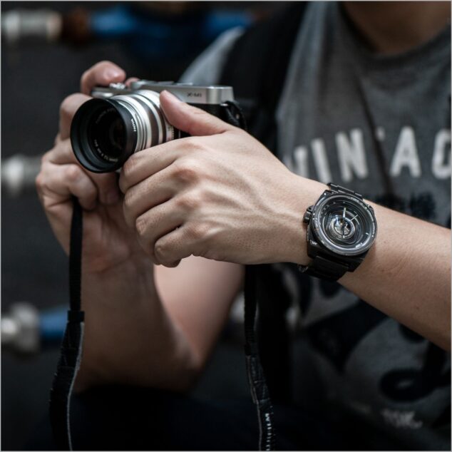 AVL2 Automatic Vintage Lens II 碳古銀鋼帶版機械錶 TS1803D