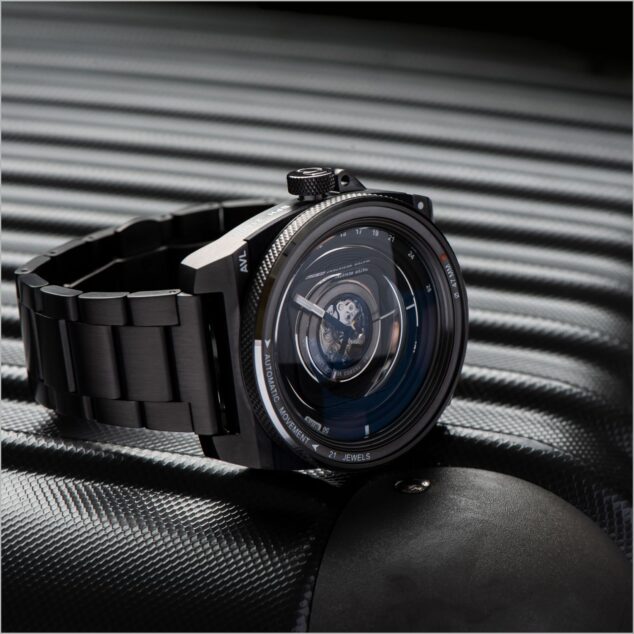 AVL2 Automatic Vintage Lens II 碳古銀鋼帶版機械錶 TS1803D