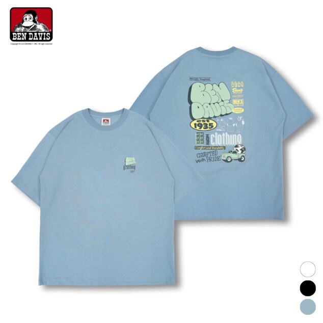 【BEN DAVIS】TEST PRINT TEE 泡泡字 猿人 噴漆 卡車 地球 EST1935短T 3色