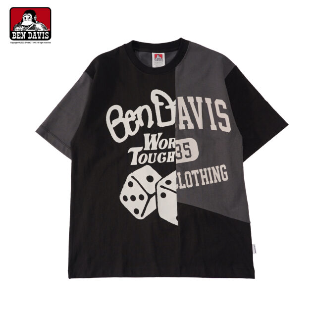 【BEN DAVIS】FRANKEN 塗鴉 猿人 8號球 骰子 刺繡 拼接 短T 3色
