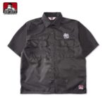 【BEN DAVIS】NEEDLEWORK S/S WORK SHIRT 雙口袋 骰子 刺繡 LOGO 工裝 短袖 襯衫 2色