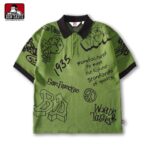 【BEN DAVIS】SCRIBBLE KNIT POLO 骰子1935 塗鴉 針織 短袖 襯衫 POLO襯衫 2色