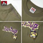 【BEN DAVIS】SPRAY ART CONTRAST STITCH TEE 猿人噴漆 街頭字體 外縫線設計 短T 4色