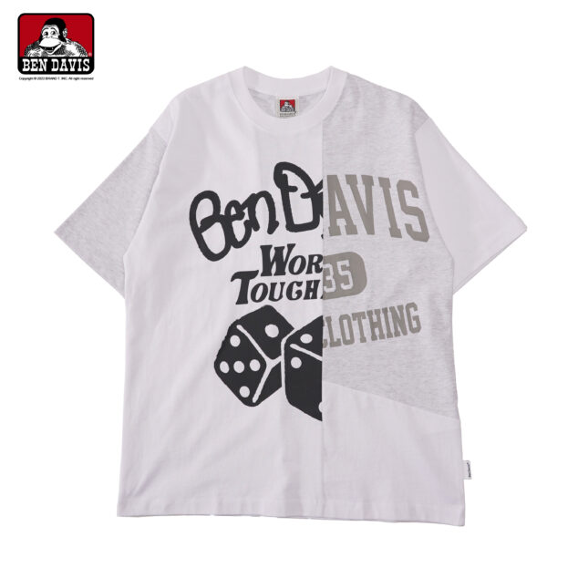 【BEN DAVIS】FRANKEN 塗鴉 猿人 8號球 骰子 刺繡 拼接 短T 3色