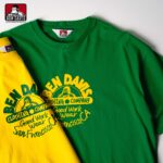 【BEN DAVIS】RECYCLE COTTON MIX PRINT 工作 猿人 抗菌 防臭 短T 2色