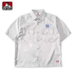【BEN DAVIS】NEEDLEWORK S/S WORK SHIRT 雙口袋 骰子 刺繡 LOGO 工裝 短袖 襯衫 2色
