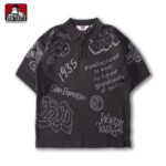 【BEN DAVIS】SCRIBBLE KNIT POLO 骰子1935 塗鴉 針織 短袖 襯衫 POLO襯衫 2色