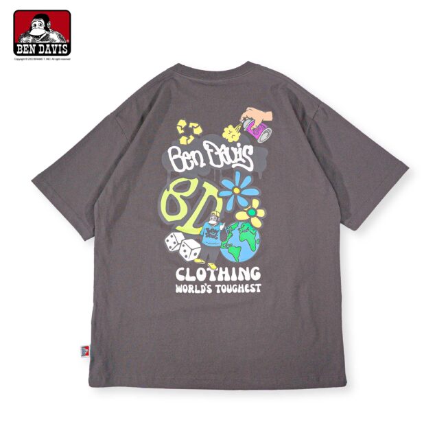 【BEN DAVIS】SPRAYED PEACE TEE 猿人 花花 骰子 街頭噴漆 地球 短T 4色