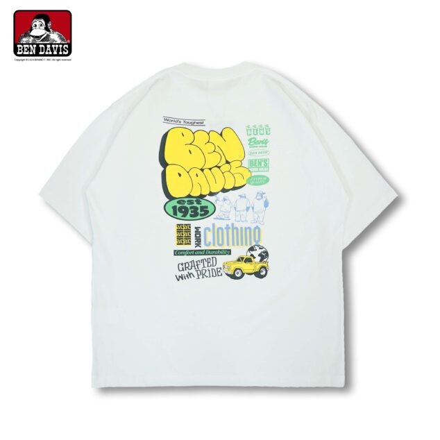 【BEN DAVIS】TEST PRINT TEE 泡泡字 猿人 噴漆 卡車 地球 EST1935短T 3色