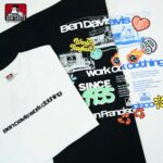 【BEN DAVIS】STICKER WORK TEE 泡泡字 骰子 花花 地球 愛心 貼紙 工作 短T 3色
