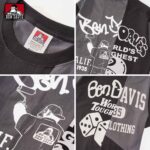 【BEN DAVIS】FRANKEN 塗鴉 猿人 8號球 骰子 刺繡 拼接 短T 3色